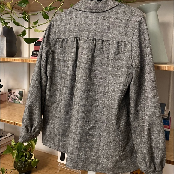 EUC Ganni checker plain suiting jacket blazer - Picture 6 of 10